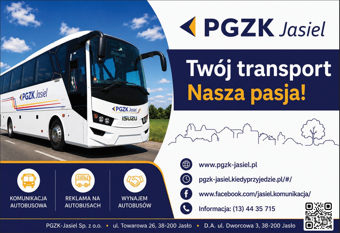 wynajem autobusów JASŁO